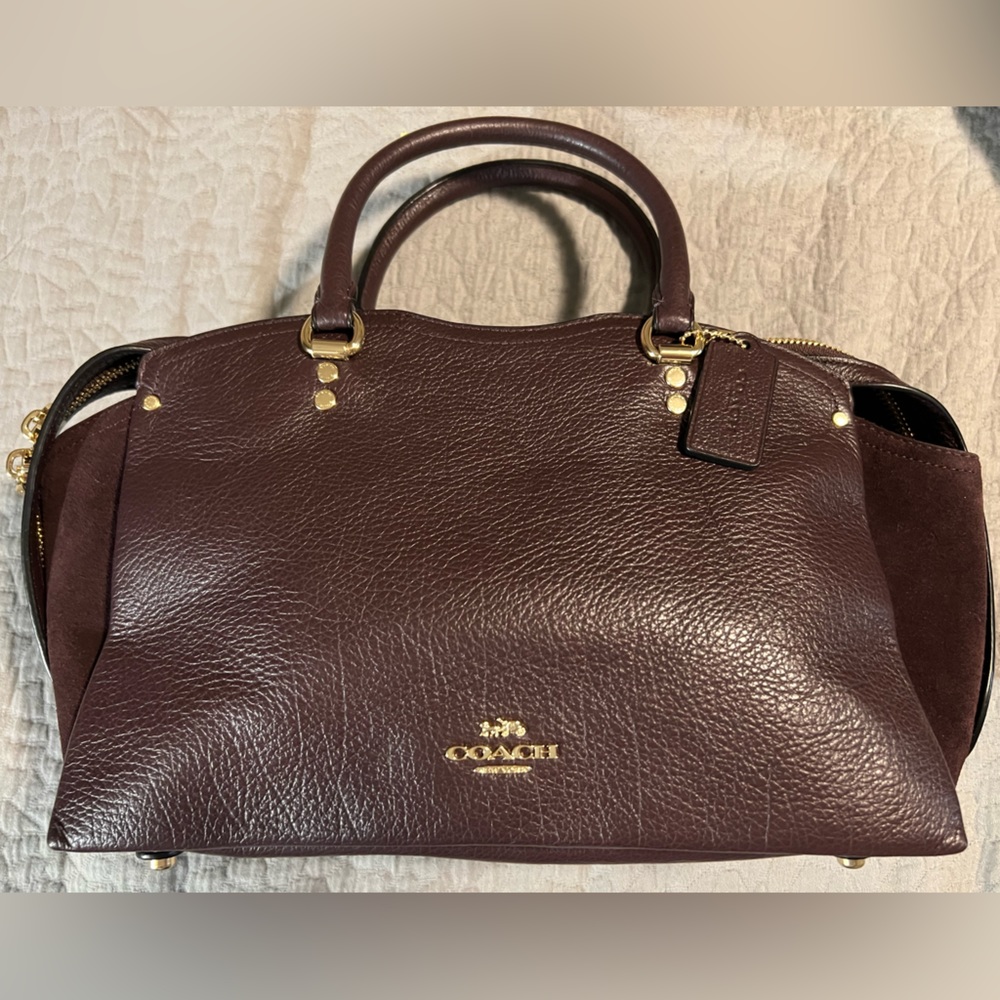 Leather Coach purse